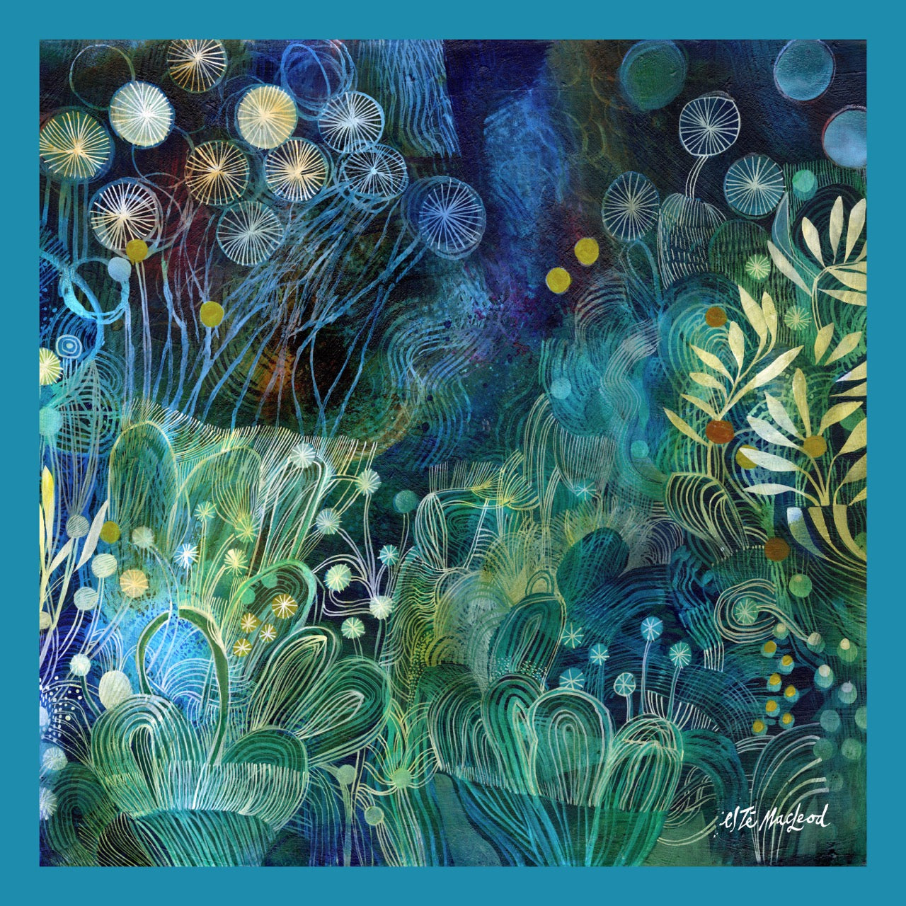 Aquatic Scarf, Large