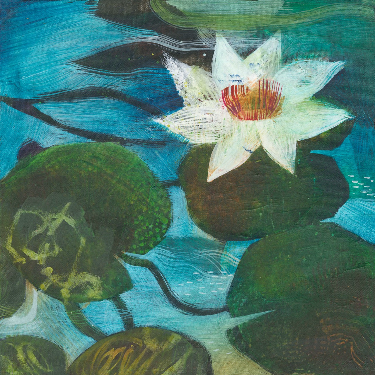 Original Painting - Water Lily