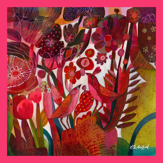 Raspberry Scarf, Medium